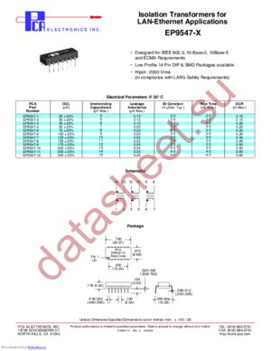 EP9547-3 datasheet  