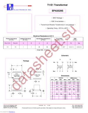 EPA3529S datasheet  