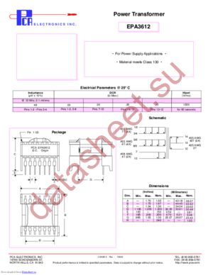 EPA3612 datasheet  