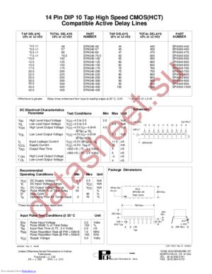 EPA540-470 datasheet  