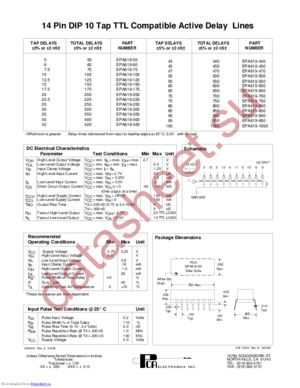 EPA619-150 datasheet  