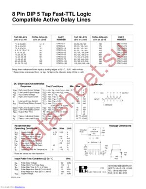 EPA770-50 datasheet  