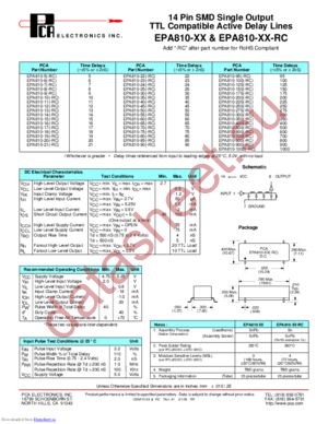 EPA810-15-RC datasheet  