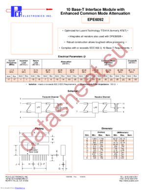 EPE6092 datasheet  