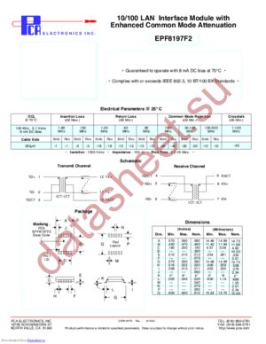 EPF8197F2 datasheet  