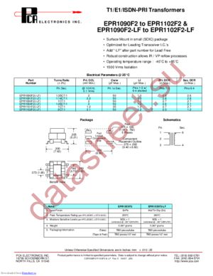 EPR1092F2-RC datasheet  