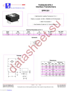 EPR1351 datasheet  