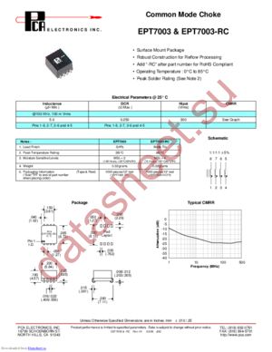 EPT7003 datasheet  