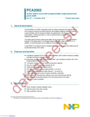 PCA2002U10AB1 datasheet  