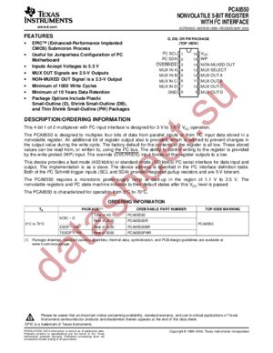 PCA8550DBRE4 datasheet  