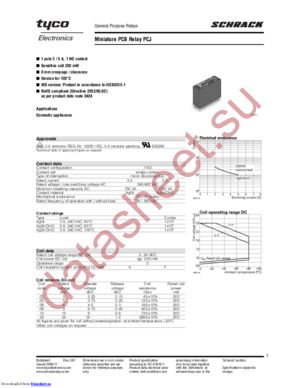 PCJ-105D3M datasheet  
