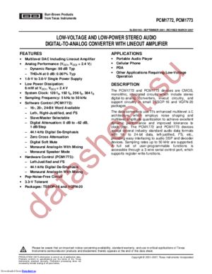 DEM-DAI1773 datasheet  