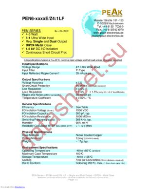 PEN6-4812Z4-1LF datasheet  