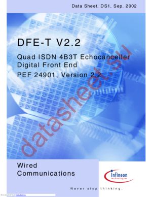 PEF 24901 H V2.2 datasheet  