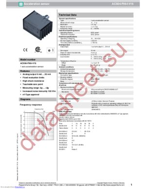 ACX04-F99-I-V15 datasheet  