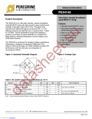 PE84140 datasheet  