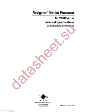 MC2400 datasheet  