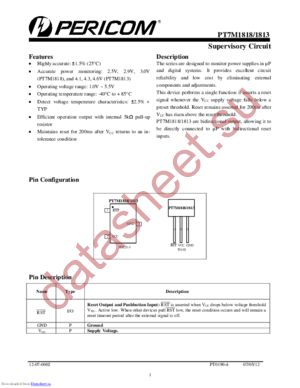 PT7M1813 datasheet  