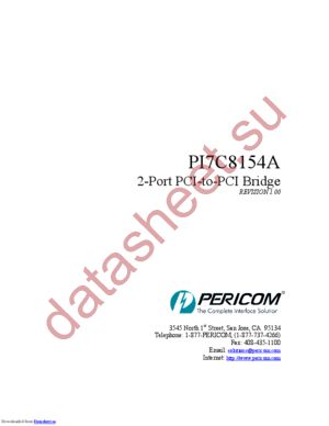 pi7c8154a datasheet  