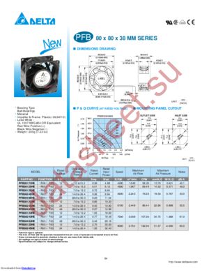 PFB0912UHE datasheet  