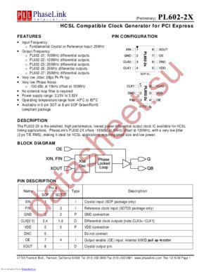 PL602-27TC-R datasheet  