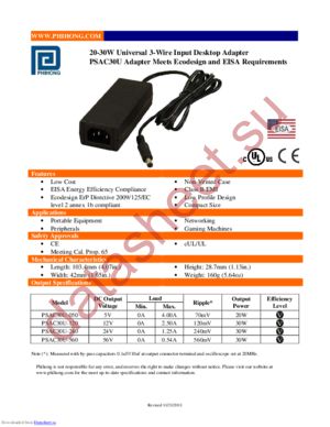 PSAC30U-120-R datasheet  