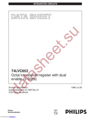 74LVC652A datasheet  