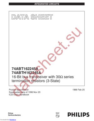 74ABTH162245ADL,11 datasheet  
