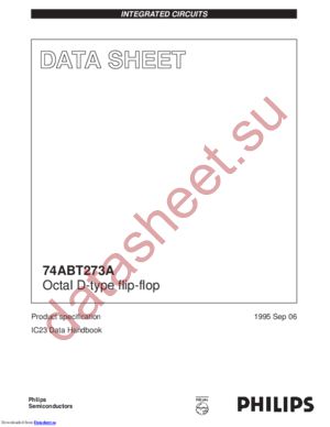 74ABT273APW,112 datasheet  