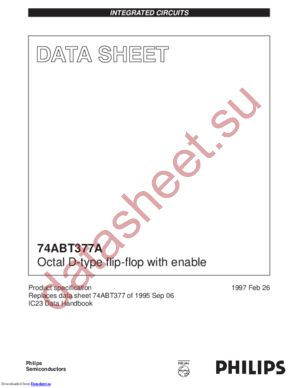 74ABT377AD,112 datasheet  