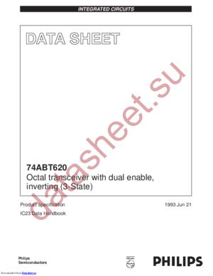 74ABT620D,602 datasheet  