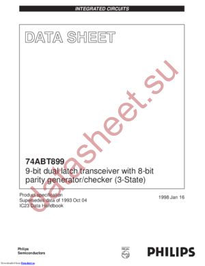 74ABT899DB,112 datasheet  