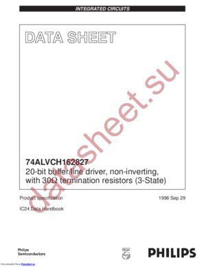 74ALVCH162827DGG,1 datasheet  