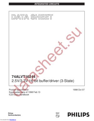 74ALVT16244DL,118 datasheet  