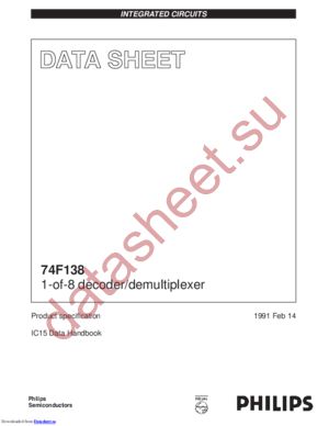 N74F138D,623 datasheet  