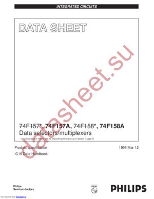 N74F157AN,602 datasheet  