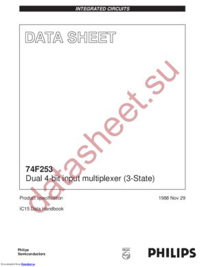 N74F253N,602 datasheet  