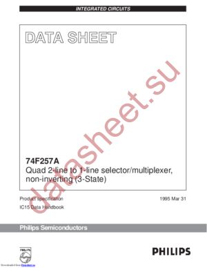 N74F257AD,602 datasheet  