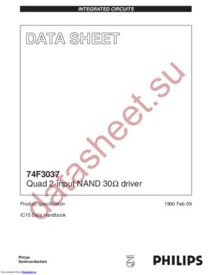 I74F3037D,518 datasheet  