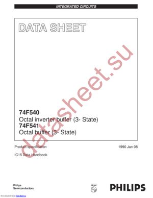 N74F540N,602 datasheet  