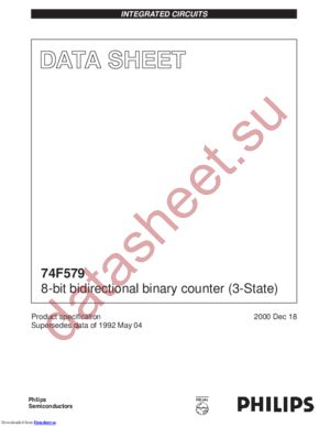 N74F579D,623 datasheet  