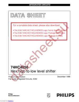 74HC4050D,653 datasheet  