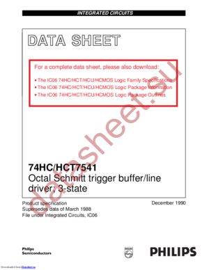 74HCT7541U datasheet  