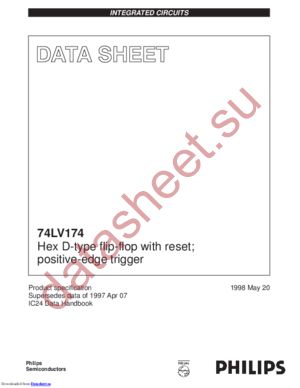 74LV175D datasheet  