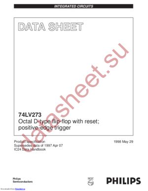 74LV273D,112 datasheet  