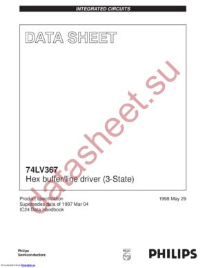 74LV367D,112 datasheet  
