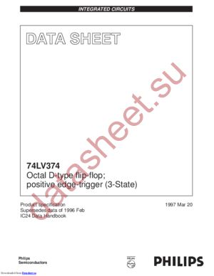 74LV374A datasheet  