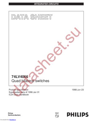 74LV4066U datasheet  
