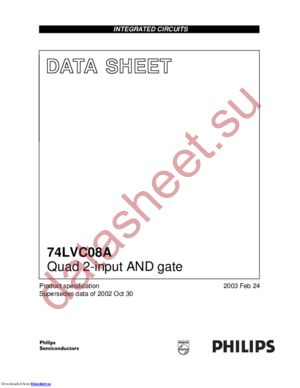 74LVC08APW,112 datasheet  