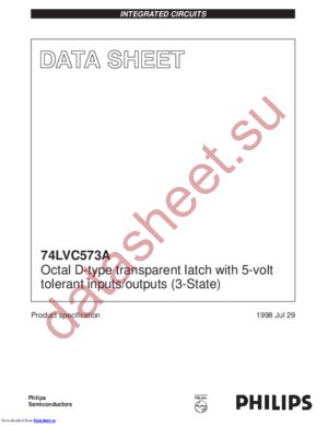 74LVCH573A datasheet  
